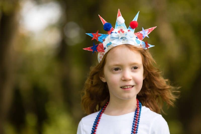 Crown your Independence Day celebration with a creative crown craft for kids!