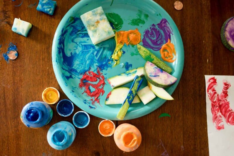 Your kids will love this messy fun art activity!