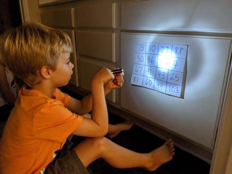 Shine a light on learning with an in the dark scavenger hunt!