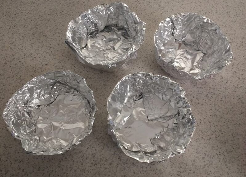 Sturdy tin foil boat for an easy float or sink experiment on President's Day