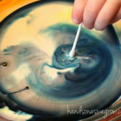 Color Changing Milk Experiment for Kids
