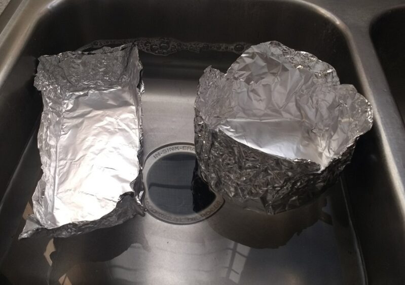 Will your empty tin foil boat float or sink?