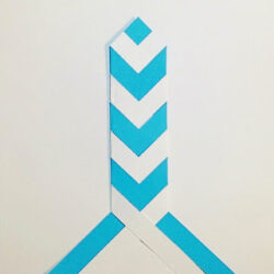 My Thoughts Exactly- Chevron Braided Bookmark