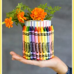 Sugar Bee Crafts- Crayon Vase