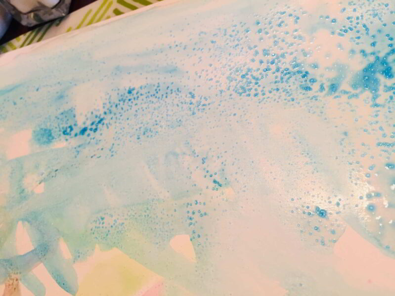 Looking for an easy art activity for kids? Try this fun watercolor techniques painting!