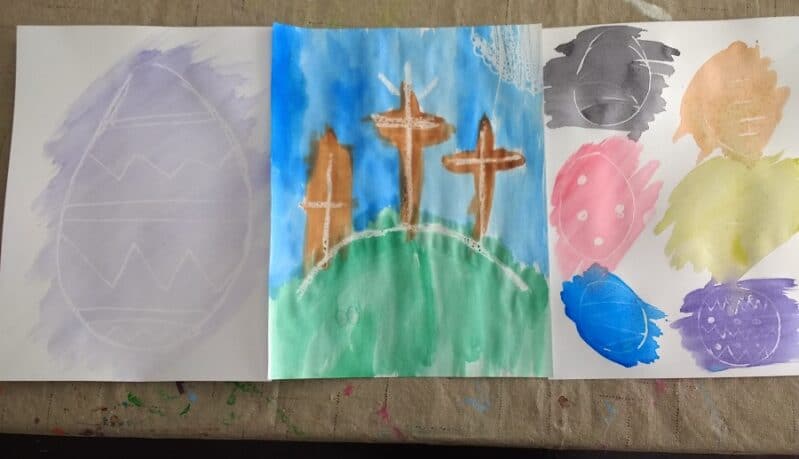 Tape resist watercolor painting  Preschool art, Kids art projects, School  art projects