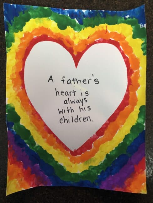 homemade card meant for Mom, but can be for Father's Day too.
