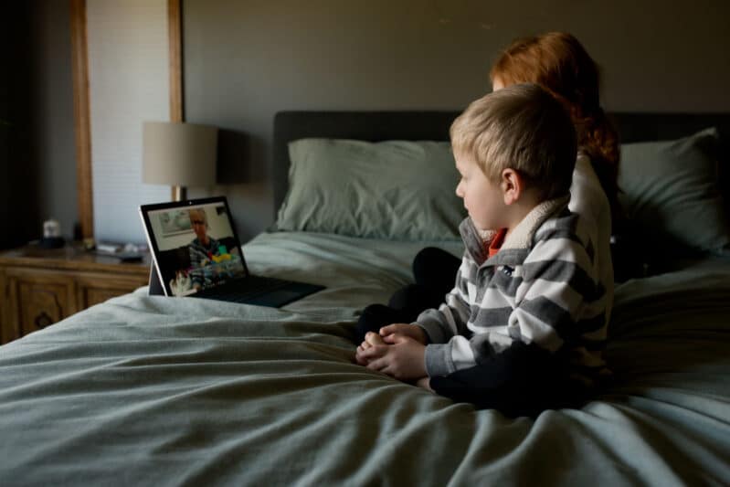 play 'odd one out' over facetime or skype - a fun game for kids to play when you can't get together in person