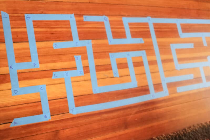 Strengthen Alphabet recognition with this super simple and fun ABC maze activity.