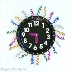 Paper Plate Countdown Clocks - Buggy and Buddy
