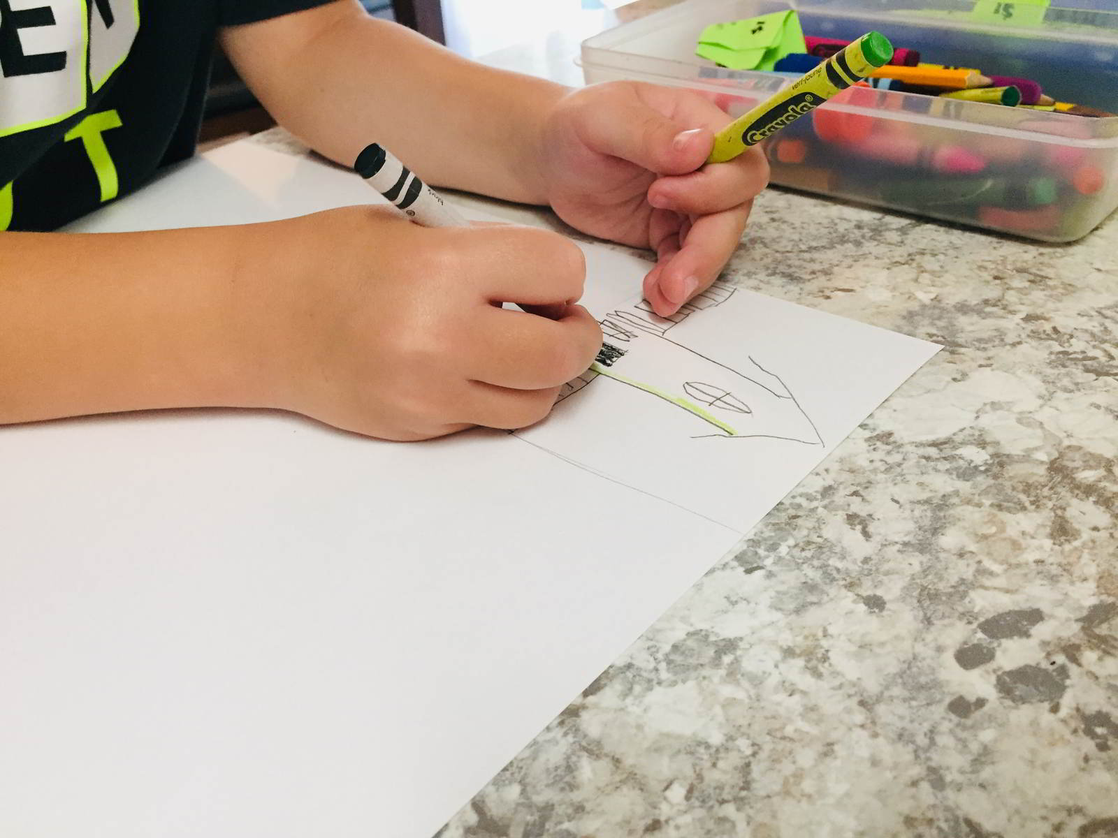 Back to School Countdown Simple Art Project - Hands On As We Grow®