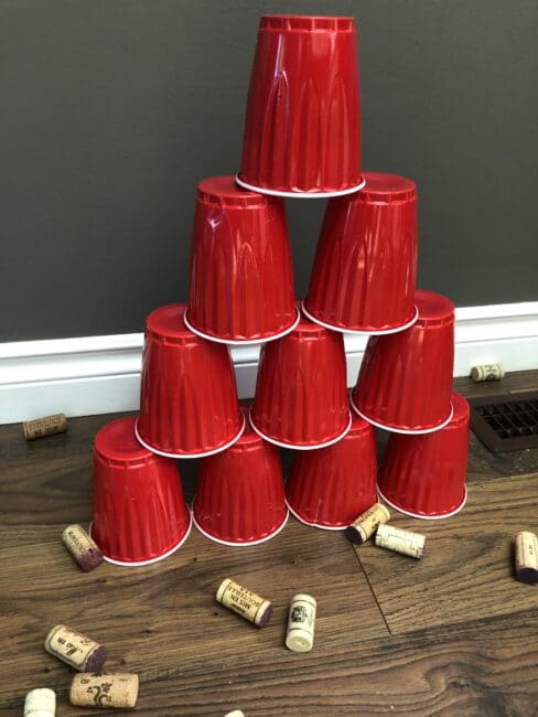 We've put together a collection of things to do with wine corks. Like this one: Cork Tower Knock Down