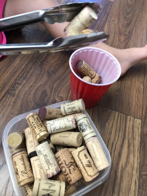 We've put together a collection of things to do with wine corks. Like this one: Wine Cork Cup Transfer.