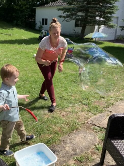 Get everyone involved in making the biggest bubbles you can with these DIY bubble wands.