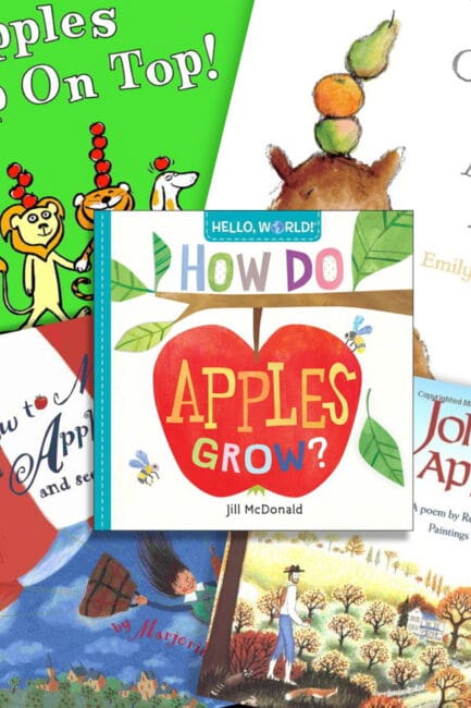 Read these fun apple books for toddlers and then try the simple apple activities included. Discover the wonderful world of apples together!