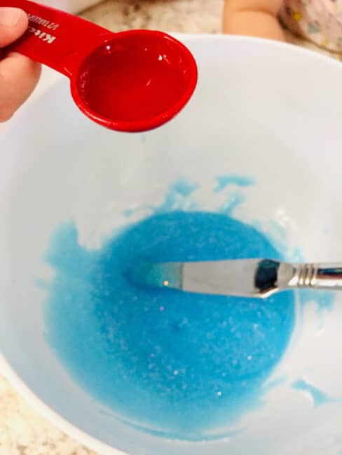 How to make easy monster slime with the kids! Ready to play with in minutes.
