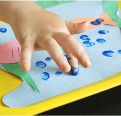 Counting Finger Print Fish Bubbles - School Time Snippets