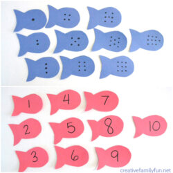 One Fish Two Fish Number Match - Creative Family Fun