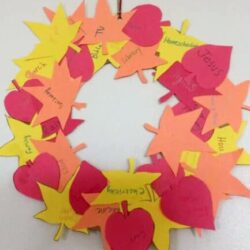 Thanksgiving Thankful Wreath (Hands On As We Grow)