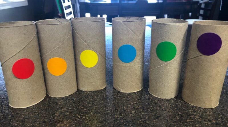 Give playing cars with your toddlers a new and exciting learning twist with these 2 easy activities that use recyclable cardboard tubes!