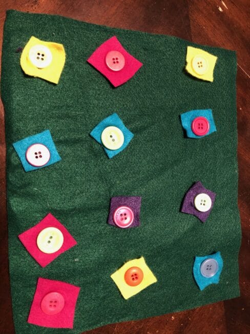 Learn to Sew Buttons - Fine Motor Activity for Preschoolers