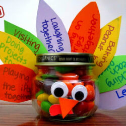 Gratitude Turkey Jar - Toddler Approved
