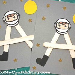 A is for Astronaut - Glued to My Crafts