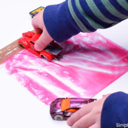 Car Tracks Sensory Bag - Simple Fun For Kids