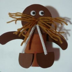 Cardboard Tube Walrus - Fun Family Crafts