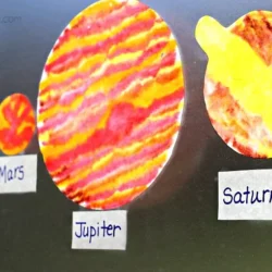 Coffee Filter Planets - Fun A Day
