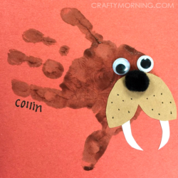 Handprint Walrus - Crafty Morning