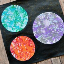 Marbled Planets - I Heart Crafty Things
