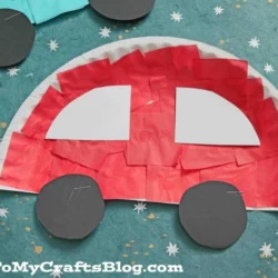 Paper Plate Car - Glued to My Crafts