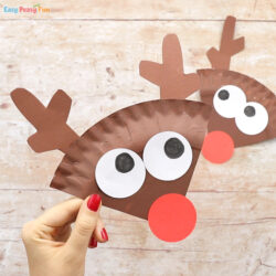 Paper Plate Reindeer - Easy Peasy and Fun
