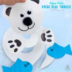 Polar Bear Twirler - Kids Craft Room