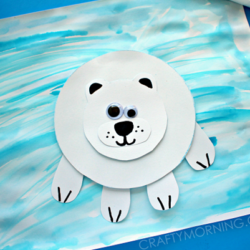 Polar Bear on Ice - Crafty Morning