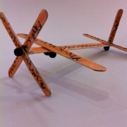 Popsicle Stick Airplane - Kid Friendly Things to Do