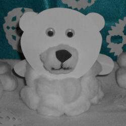 Styrofoam Cup Polar Bear - Love To Sew
