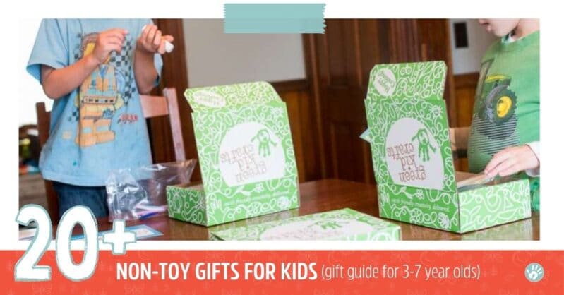 Think outside the box and find non-toy gifts for kids (and boys)! This gift guide of no toys really do make the best, most meaningful gifts.