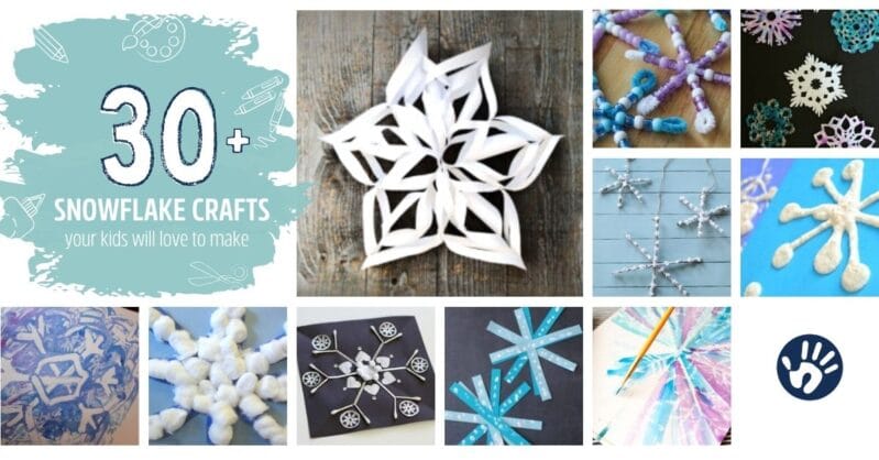 Dig into this mega list of cool, unique and creative snowflake crafts for kids to make this winter! These are perfect winter activities for toddlers and preschoolers to explore!
