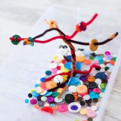 Easy Fall Button Tree - Hands On As We Grow