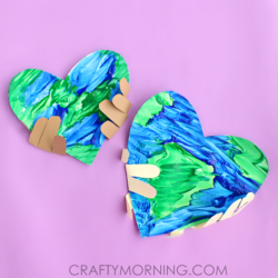 Handprint Heart Earth - Crafty Morning