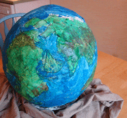 Paper Mache Earth - The Crafty Classroom