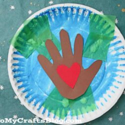 Paper Plate Earth - Glued to My Crafts
