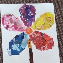 Spring Flower Art Collage - Hands On As We Grow