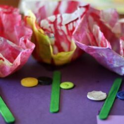 Starched Coffee Filter Flowers - Hands On As We Grow