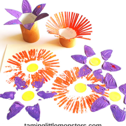 Toilet Roll Stamp - Taming Little Monsters