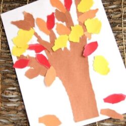 Torn Paper Fall Tree - Hands On As We Grow