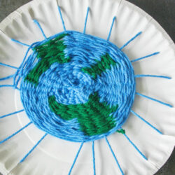 Weaving Paper Plate Earth - Pre-K Pages