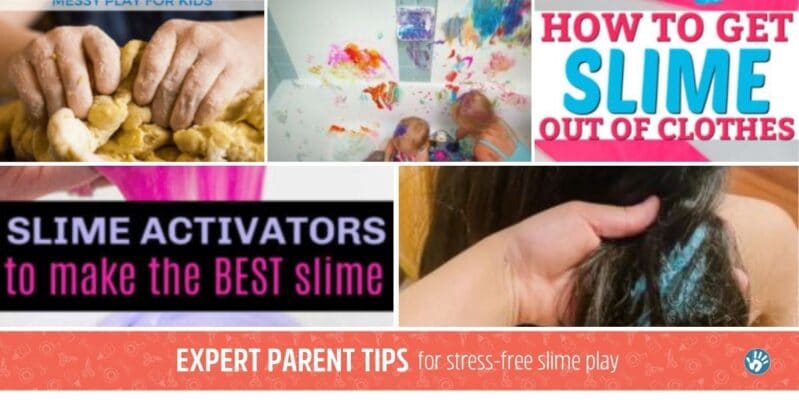 Here are some amazing parent tips for a successful slime time with your kids at home!